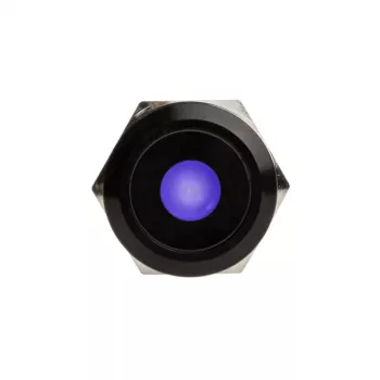 Interruttore/pulsante antieffrazione DimasTech 19mm Blackline Dot RGB PD218