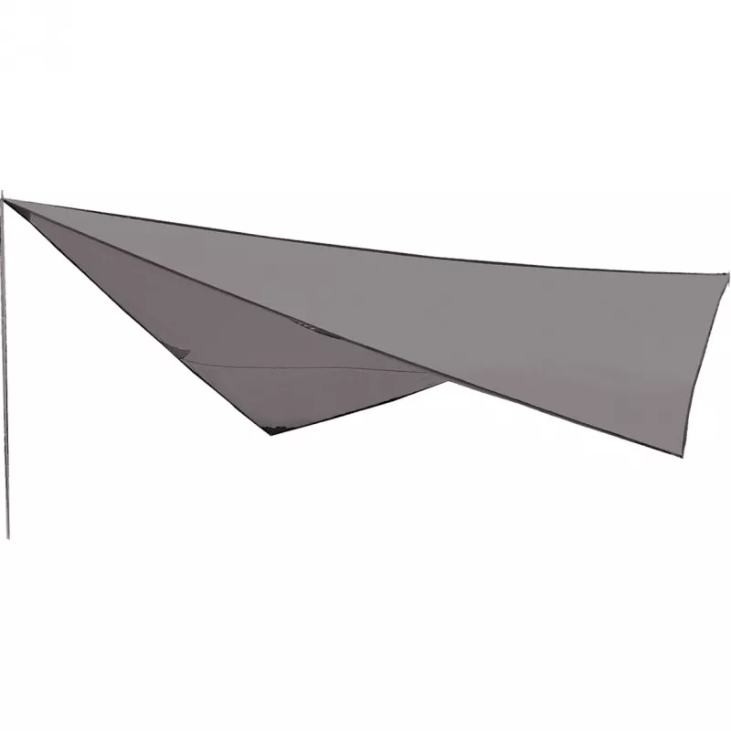 Telo High Peak 10034, grigio poliestere, copertura esterna e sottotelo
