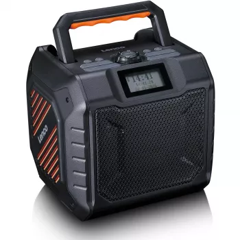 Radio digitale portatile Lenco ODR-160GY grigio FM/AM con tuner digitale e design compatto