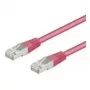 Wentronic Goobay cavo patch CAT 5e, SF/UTP, magenta, 3 m - mix rame CCA (93416)