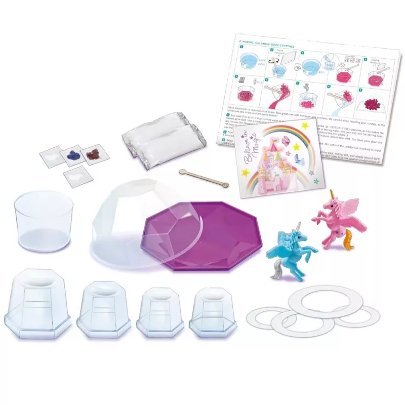 Set albero di cristallo 4M 4M-03928 — giocattolo scientifico geologico per bambini, rosa, da 8 anni