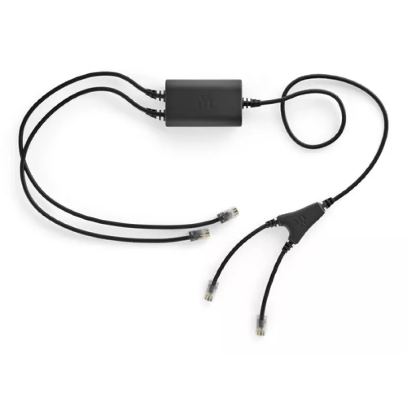 Adattatore EHS Sennheiser CEHS-CI 01 — nero, compatibile con cuffie Sennheiser (modello CEHS-CI 01)