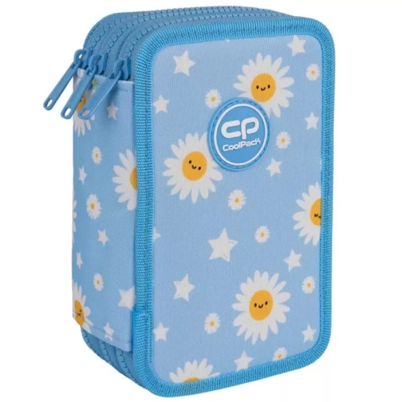 Astuccio portapenne a tre livelli con dotazione CoolPack Jumper 3 DAISY SUN