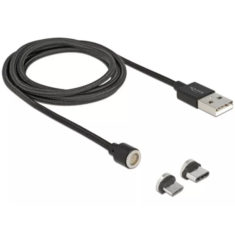 Cavo USB DeLOCK 85723 USB 2.0 1,1 m USB A USB C/Micro-USB B nero