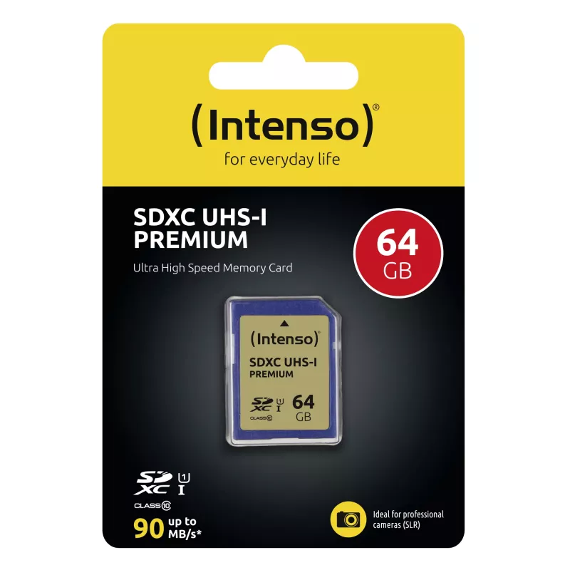 Intenso scheda di memoria 64 GB SDXC UHS-I Class 10 3421490
