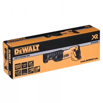 DeWALT DCS380N sega a sciabola 2,86 cm nero, giallo