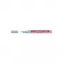 Pennarello indelebile punta fine Edding 780 argento