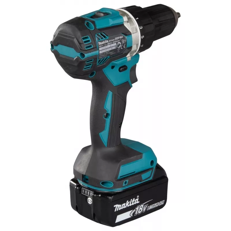 Makita DDF484RFJ trapano 2000 RPM 1.8 kg nero, blu