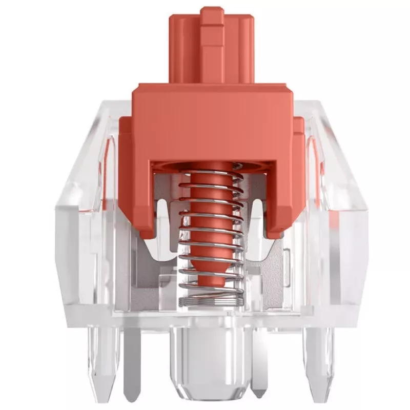 Switch meccanici per tastiera GLORIOUS Fox Ultralight — 5-Pin, lineari MX-Stem, 30 g, lubrificati, 110 pezzi