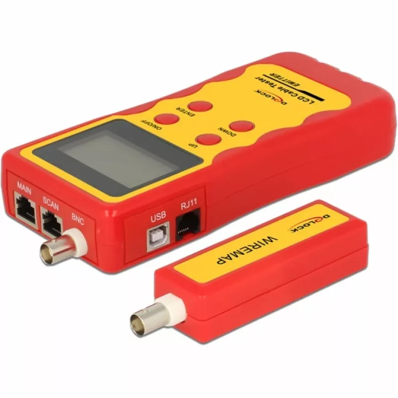 Delock tester per cavi LCD - tester di rete (86108)