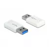 Scheda di rete WLAN DeLOCK 12770 USB 5000 Mbit/s wireless bianca