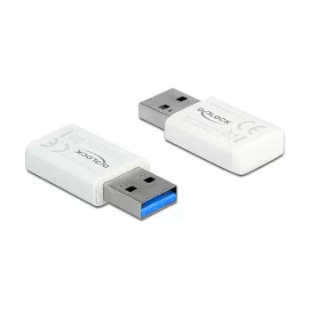 Scheda di rete WLAN DeLOCK 12770 USB 5000 Mbit/s wireless bianca