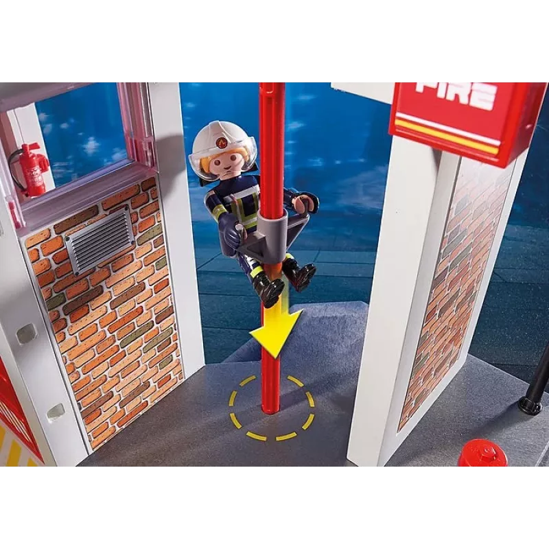 Set di personaggi Grande caserma dei pompieri 9462