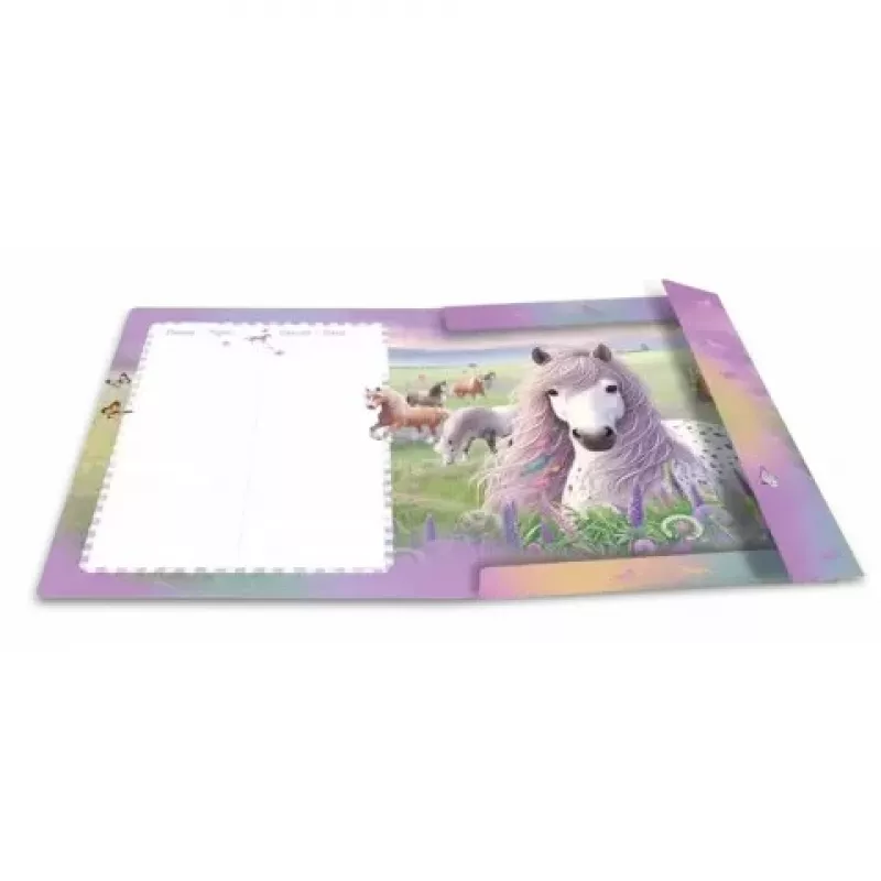 Cartellina HERMA con elastico A3 cartone Horse World
