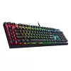 Razer BlackWidow V4 X Tastiera meccanica per gaming, switch gialli, layout US, con filo, nero