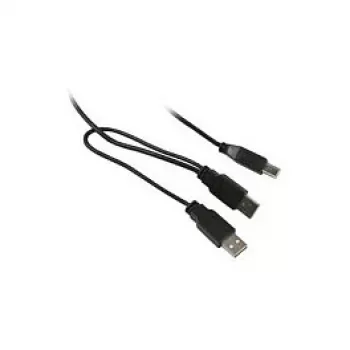Synergy 21 S215325 – 1 m – USB-B – 2 x USB-A – USB 2.0 – connettore maschio/maschio – nero