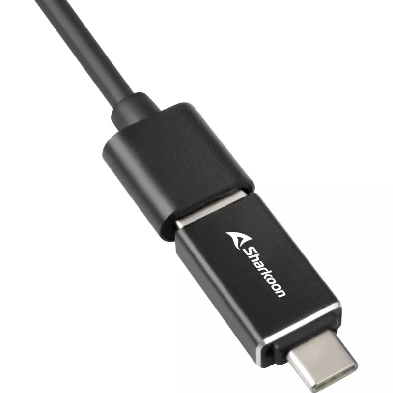 Sharkoon Hub interfacce USB 3.2 Gen 1 (3.1 Gen 1) Type-C 5000 Mbit/s nero