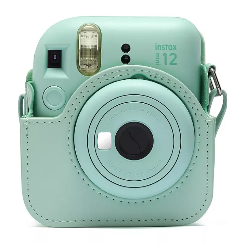 Custodia compatta Fujifilm 4177082 verde per Instax Mini 12