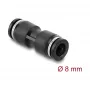 DeLOCK 60740 raccordo pneumatico 8 mm dritto