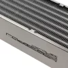 Blocco radiatore Aqua-Computer 33706 — alluminio/rame/acciaio inox, 320×140×73 mm, grigio/argento