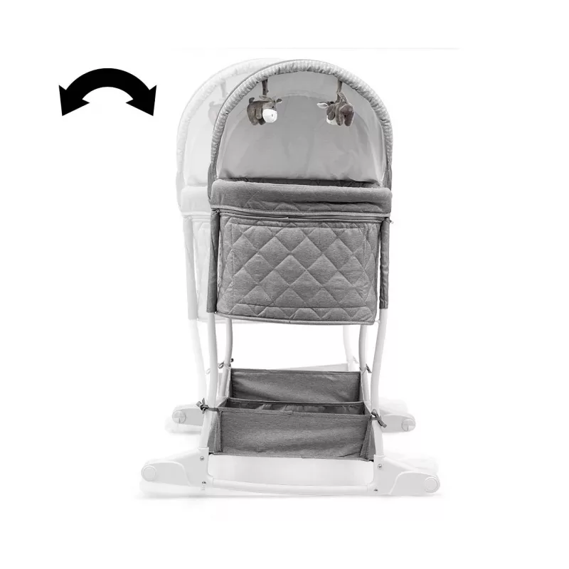 Lettino co-sleeping milly mally Dream On Stone 5431 con funzione regolabile in altezza e materasso morbido