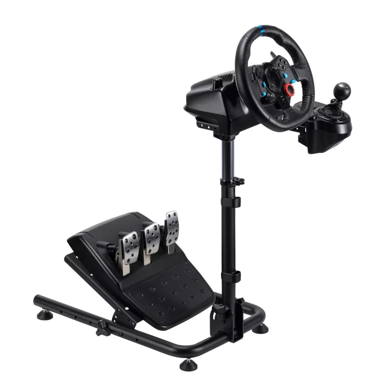 White Shark CONQUEROR-2 supporto pieghevole per volante da corsa con supporto leva del cambio