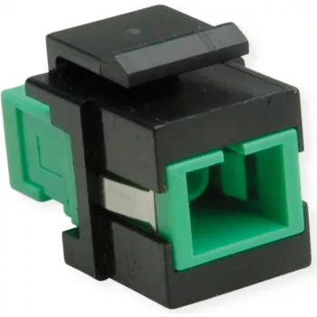 ROLINE keystone in fibra ottica SC/SC simplex singlemode OS2 APC - fibra singlemode o monomodale