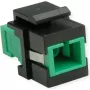 ROLINE keystone in fibra ottica SC/SC simplex singlemode OS2 APC - fibra singlemode o monomodale