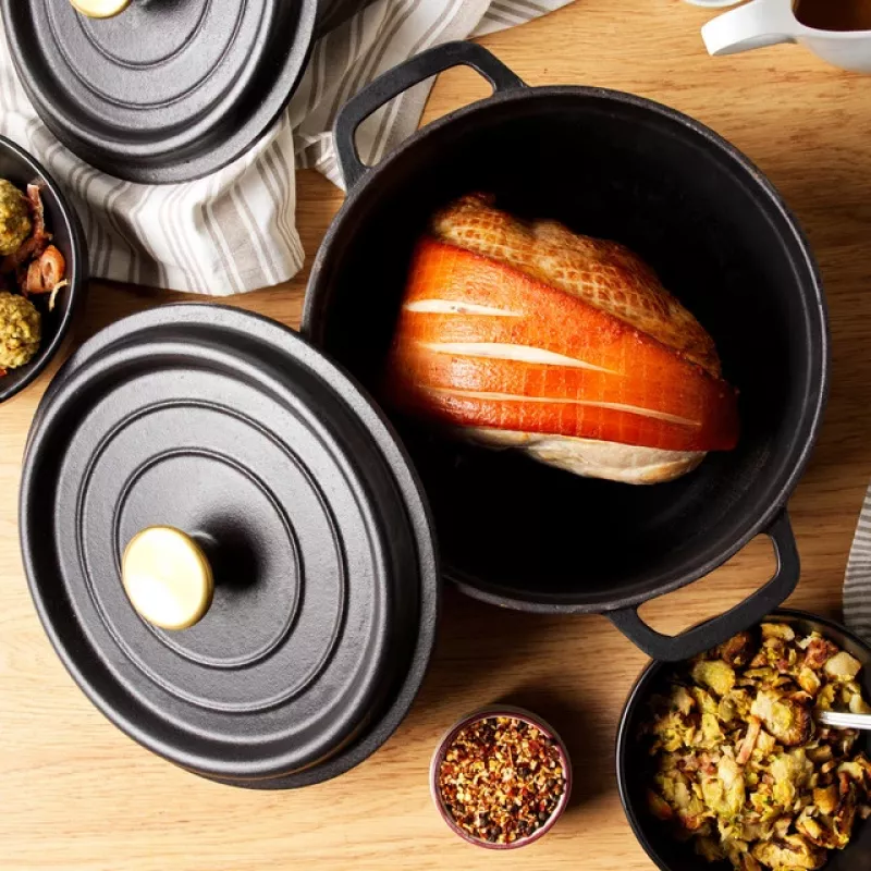Casseruola in ghisa Russell Hobbs 24 cm, nero