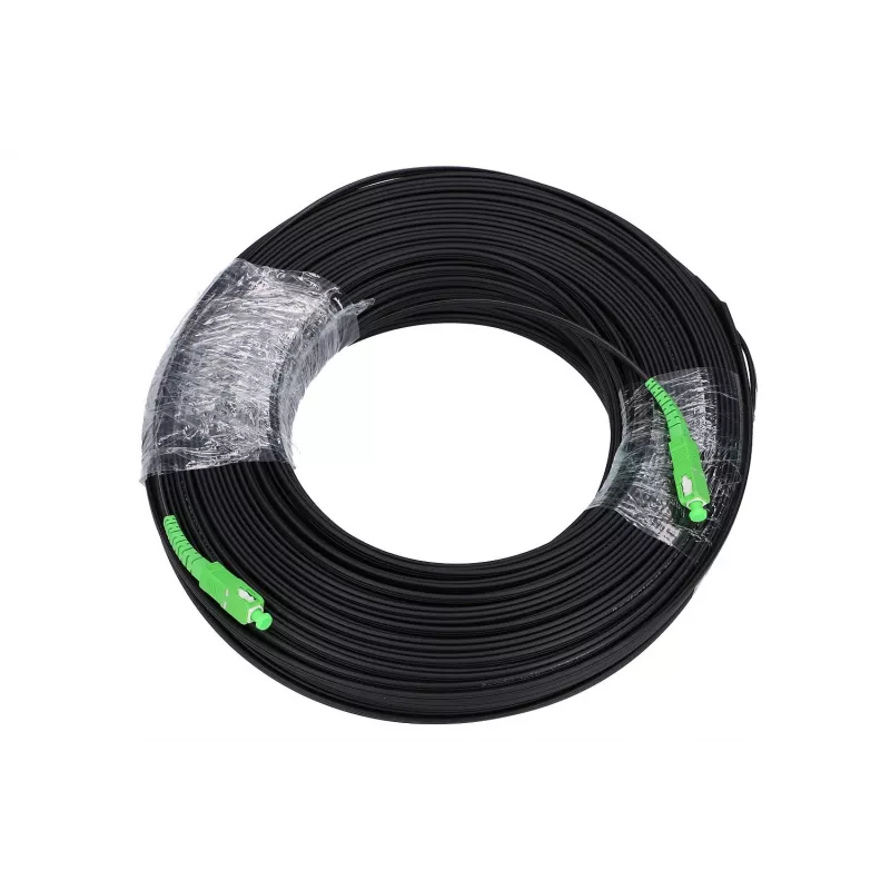 Patchcord Extralink SC/APC-SC/APC piatto drop monomodale simplex G.657A2 200 m