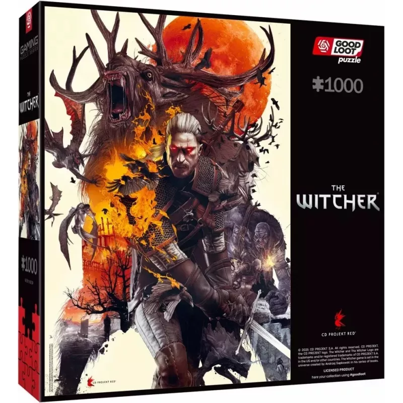 Good Loot Gaming Puzzle: The Witcher Monsters, 1000 pezzi