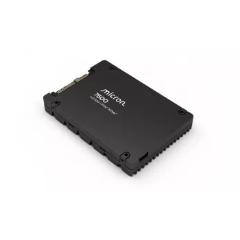 SSD | MICRON | serie SSD 7500 MAX | 1,6 TB | NVMe | tecnologia NAND-Flash 3D NAND | velocità di scrittura 2700 MB/s | velocità di lettura 6800 MB/s | fattore di forma U.3 | TBW 4380 TB | MTBF