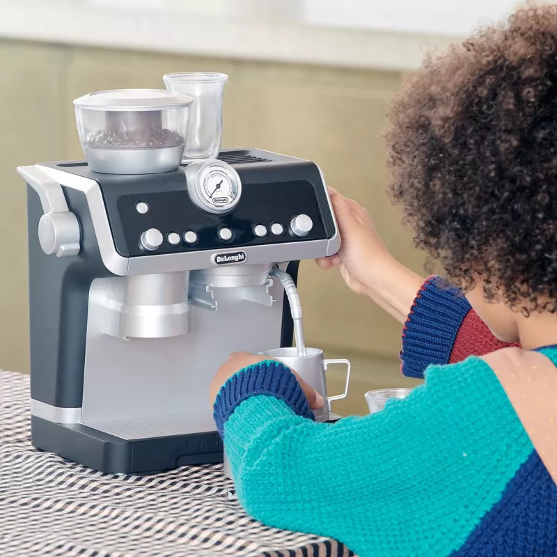 DeLonghi Barista macchina per il caffè, giocattolo per la casa per bambini