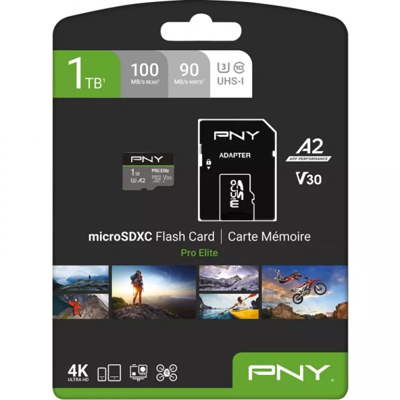 MicroSDXC PNY Pro Elite 1 TB UHS-I modello
