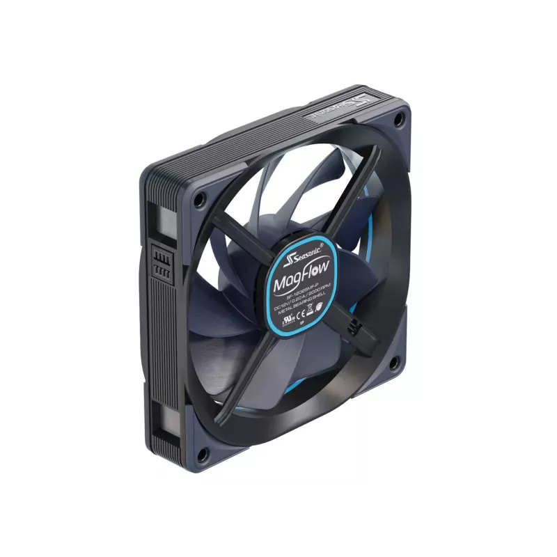 Kit ventola Seasonic MagFlow 1 ventola case PC 12 cm nero 1 pezzo