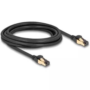 Cavo di rete DeLOCK RJ45 Cat.6A connettore maschio-connettore maschio S/FTP nero 3 m