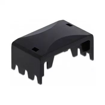 Modulo keystone DeLOCK 86468 piatto nero RJ-12