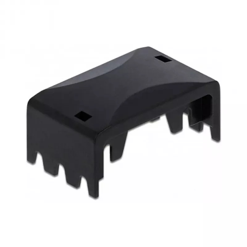 Modulo keystone DeLOCK 86468 piatto nero RJ-12