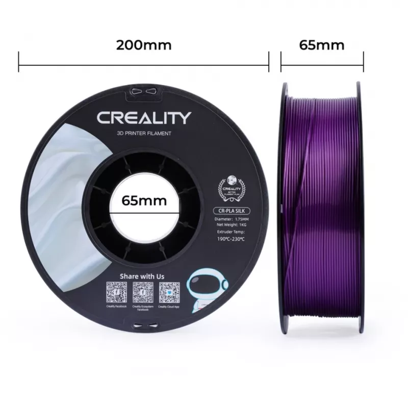 Materiale per stampa 3D Creality 3D 3301120005 lilla seta 1 kg