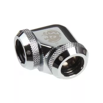 Adattatore Multi-Link BitsPower 90° per 2x 12mm AD — BP-E90DML, argento lucido