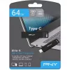 Chiavetta USB PNY Elite-X 64 GB USB Type-C 3.2 Gen 1 (3.1 Gen 1) nero (P-FDI64GELTXC-GE)