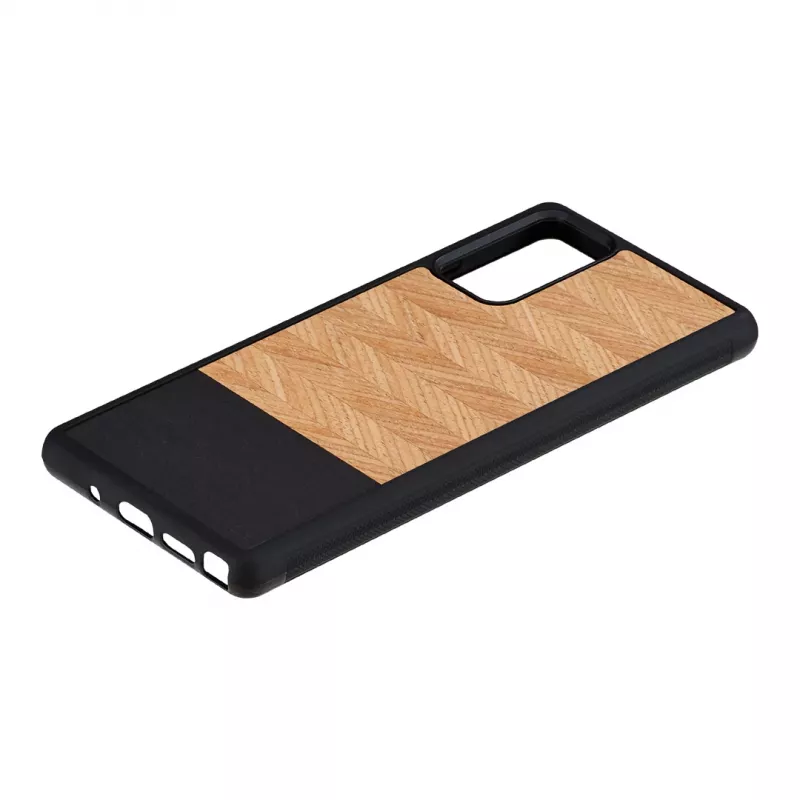 Custodia per smartphone Man and Wood Galaxy Note 20 spina di pesce nero