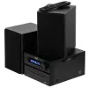 Mini sistema stereo Hi-Fi Adler AD 1917 — Bluetooth V5.3, CD/USB/MP3, 2×25 W RMS, sintonizzatore FM, equalizzatore a 4 bande, AUX, nero