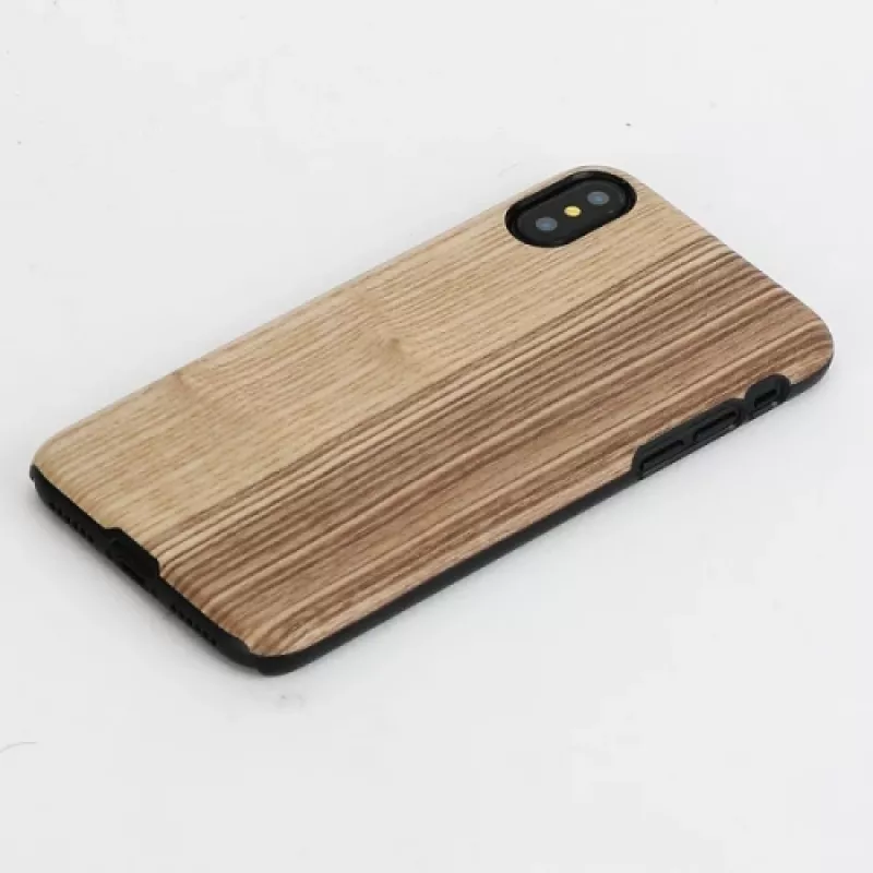 Custodia per smartphone man and wood per iPhone X/XS – Vintage Olive nero