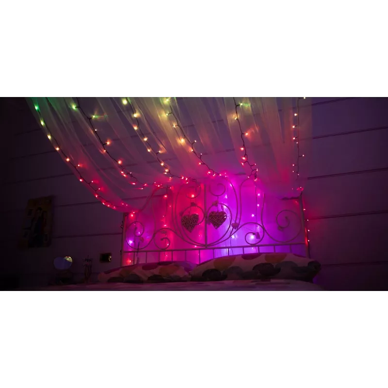TWINKLY Strings 600 (TWS600STP-BEU) luci intelligenti per albero di Natale 600 LED RGB 48 m