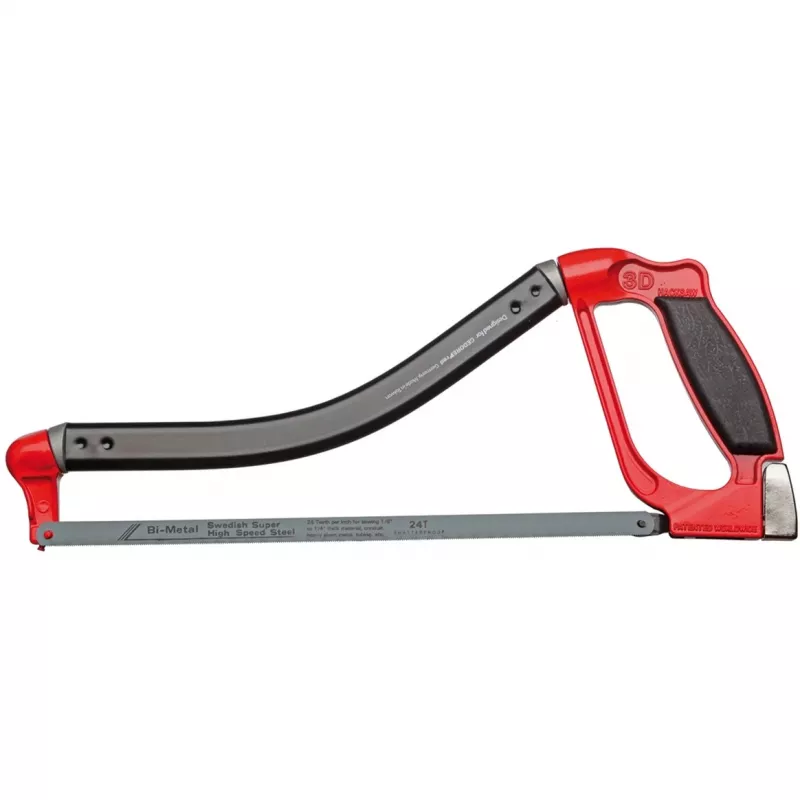Seghetto multifunzione rosso, lunghezza lama 300 mm, seghetto ad arco rosso/nero