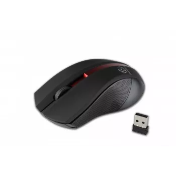 Mouse ottico wireless Rebeltec GALAXY nero/rosso interfaccia