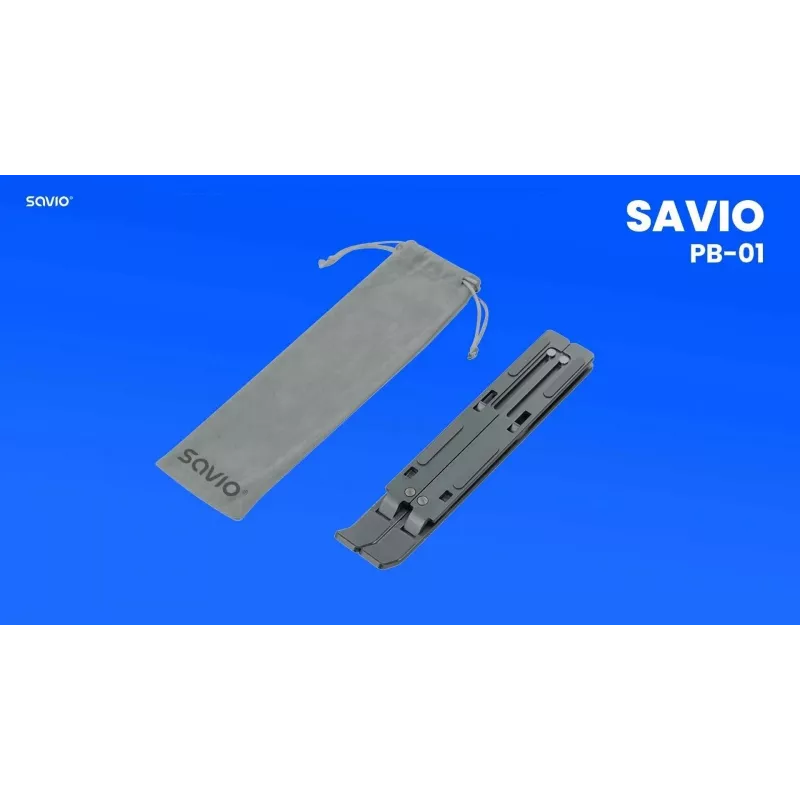 Supporto per laptop Savio SAVPB-01 argento