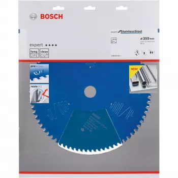 Lama per sega circolare Expert per acciaio inox, Ø 355 mm, 90Z foro 25,4 mm, per troncatrici e taglierine a mitra