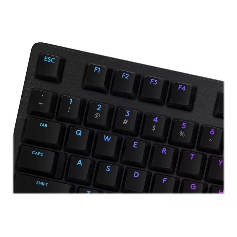 Logitech Gaming G512 - tastiera - retroilluminata - USB - QWERTY - spagnola - switch tasti: GX Brown Tactile - carbone